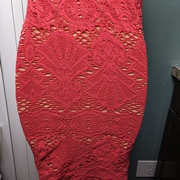 Free People Intimately Medallion Bodycon Dress Sz M/L - Picture 7 of 8